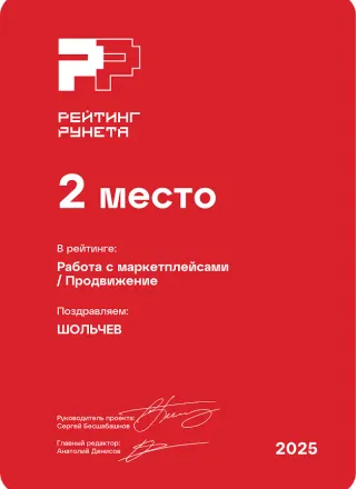 2 место - Работа с маркетплейсами / Продвижение